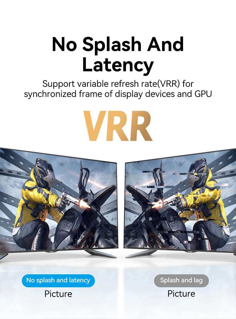 Vention HDMI-Compatible 2.1 Cable 8K/60Hz 4K/120Hz for Xiaomi Mi Box PS5 Dolby Vision 48Gbps HDMI-Compatible 8K HDMI 2.1 Cable