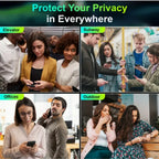 NNBILI 5Pcs Dust Free Installation Privacy Screen Protector for IPhone 17 Pro Max  16 15 14 13 12 11 Pro 17e 16e Anti-spy Glass