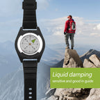 Wristwatch Compass, Wristwatch-Style Compass, Outdoor Mini Lightweight Wristwatch ABS Rubber Strap Tool Accessory Wristband