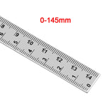 145mm stainless steel 180 protractor angle meter measuring ruler rotary mechanic tool ruler protractor