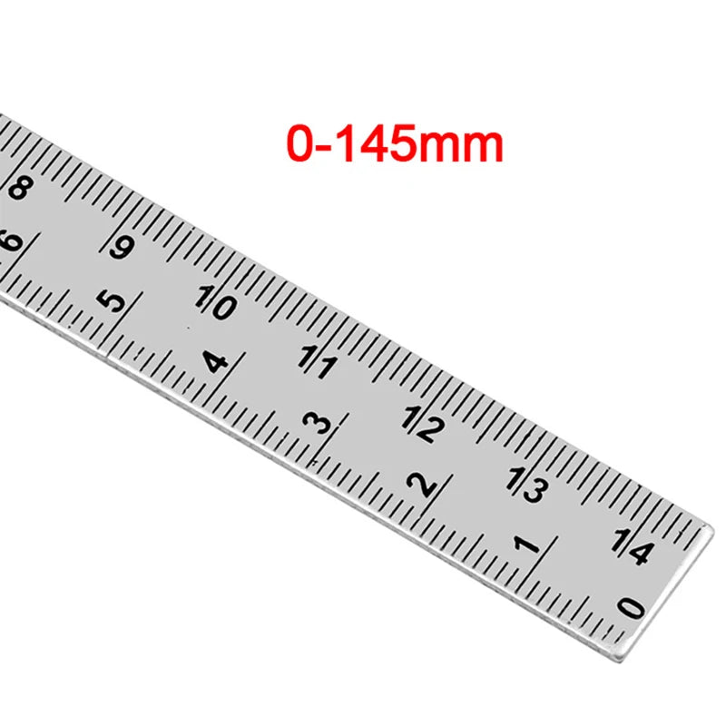 145mm stainless steel 180 protractor angle meter measuring ruler rotary mechanic tool ruler protractor