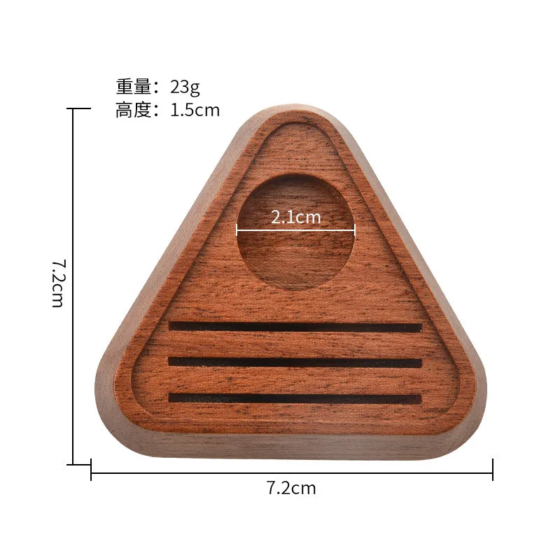 51/53/58MM Portafilter Espresso Universal Filter Storage Rack Coffee Puck Screen Stand Reusable Wooden Coffee Filter Stand