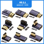 NNBILI HDMI2.1 48Gbps 8K@60Hz 4K@120Hz Ultra High-Speed Adapter Mini/Micro HDMI to HDMI Converter for PS5 X/S PC HDTV Projector