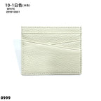 Genuine Leather Card Holder Woman Custom Name Designer Wallet Slim Luxury Card Wallet Man Engrave Initials Business Coin Purse