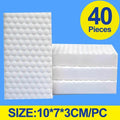 20 40 Pcs Melamine Sponge Compressed Magic Shoes Kitchen Office Bathroom Multi-function Cleaning Tools Double Compression Sponge