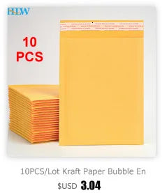 30PCS/Lot Kraft Paper Bubble Envelopes Bags Different Specifications Mailers Padded Shipping Envelope With Bubble Mailing Bag