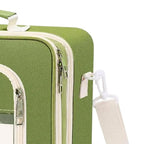 Plant Packet Organizer Binder Large Capacity 3-Ring With 20 Reusable Envelopes 30-Sheet Garden Saving Binder Bag For Gardeners