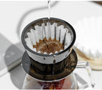 TIMEMORE B75 Basket Coffee Dripper Crystal Eye Pour Over Coffee Filter PCTG 1-2Cups Coffee Maker Flat Bottom Increase Uniformity