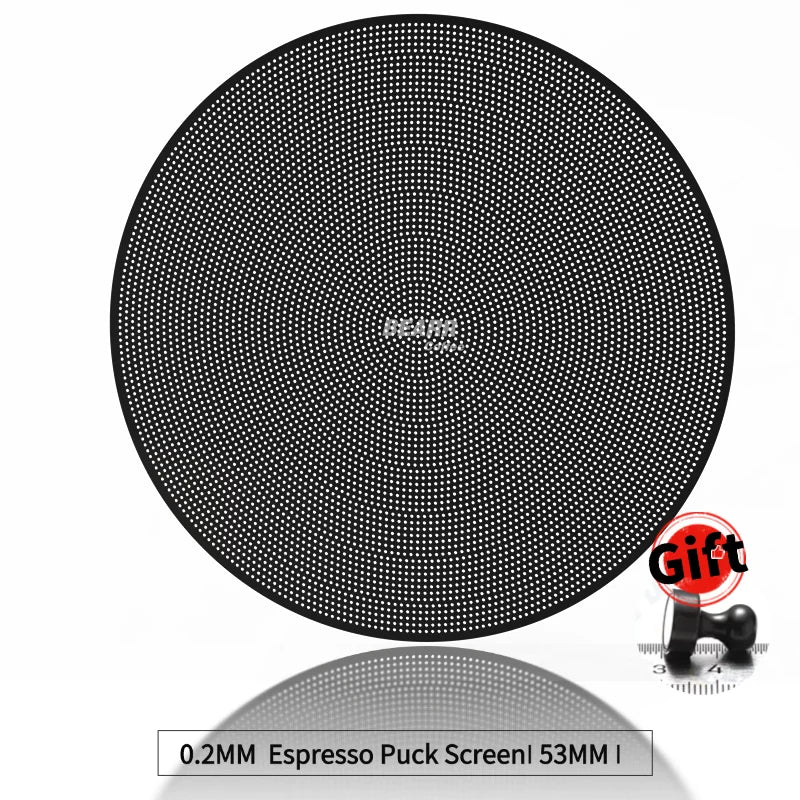 0.2MM Espresso Puck Screen Reusable Coffee Filter Screen 51/53/58mm Heat Resistant Mesh Screen Portafilter Barista Coffee Tools