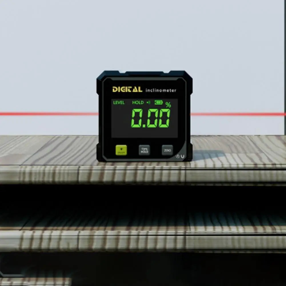 Digital Level Angle Finder Box 360 Degree Measurement Professional Protractor Inclinometer Dual Magnetic Electronic Level Gauge