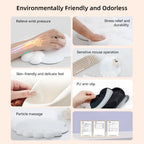 Keyboard Cloud Wrist Rest Pad Anti-Slip Desk Mat Memory Foam Palm Rest Ergonomic Mouse Pad Typing Wrist Rest for Office