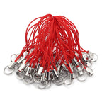 50pcs/lot Hand Wrist Lanyard String Short Grip Lanyard Mobile Phone Strap for USB Flash Drive Keychain ID Badge Holder DIY