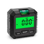 Digital Inclinometer Electronic Goniometer 360° Angle Meter Level Angle Gauge Bevel Protractor Slope Measure Magnetic Base