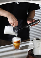 Bincoo-Electric Coffee Milk Maker, Handheld Household Mixer, Adjustable Double-Headed Gear