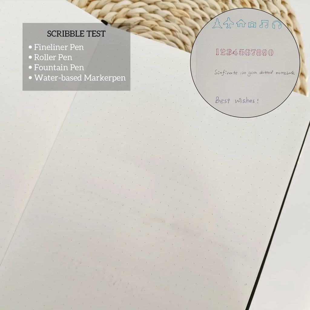 Cuaderno A5 Dotted Notebook Bullet Hardcover Diary 120gsm Journal Creative Trend Portable Solid Color 4 Color Dot Grid Notebooks