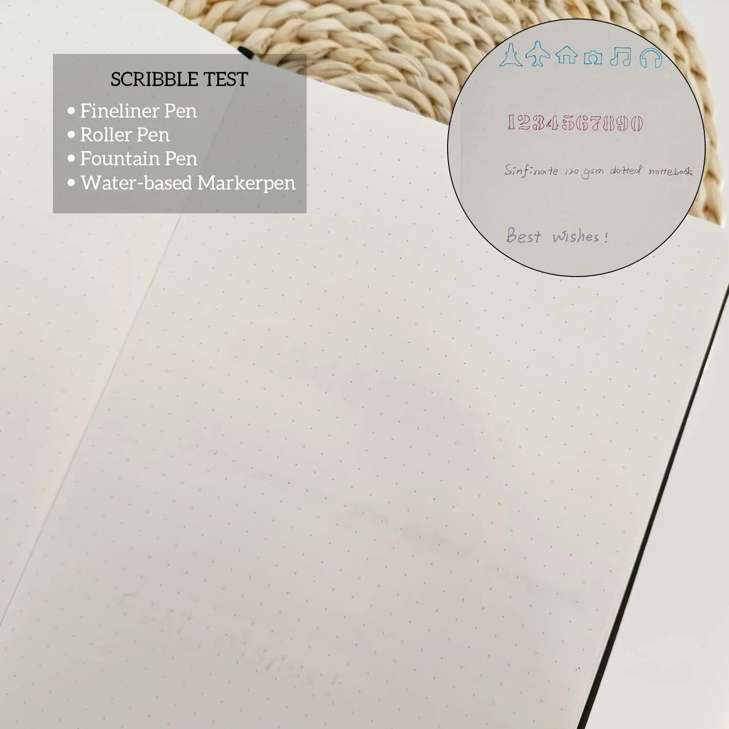 Cuaderno A5 Dotted Notebook Bullet Hardcover Diary 120gsm Journal Creative Trend Portable Solid Color 4 Color Dot Grid Notebooks