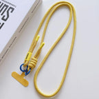 Candy Color Colorful Adjustable Long Lanyard for Mobile Cell Phone Crossbody Anti-Lost Strap Hanging Rope Universal Necklace