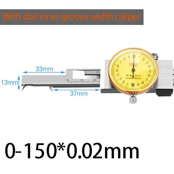 Electronic Inner Groove Width Digital Caliper 4-150 200mm High-Precision 0.01 Hole Inner Groove Measurement Tool