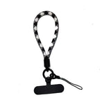 Phone Lanyard Wrist Strap Woven Phone Lanyard Creative Keychain Hanging Rope Anti-lost Security Wristband Universal Short Rope