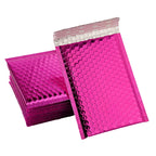 50PCS Aluminized Film Bubble Mailer Gold Mailing Envelope Waterproof Courier Bag Padded Bubble Envelopes Pack Bag for Shipping