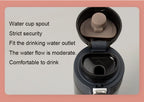 Students Go To School Thermos Cup Creative Bullet Cover Direct Drinking Water Cup Simple Solid Color Durable and Practical