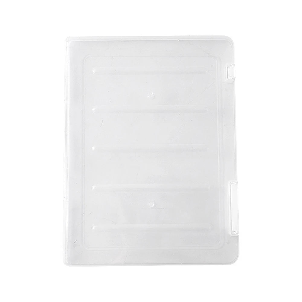 A4 File Storage Box Transparent Double Card Buckle Plastic Organizer Waterproof Dustproof For Graduation Certificates Documents