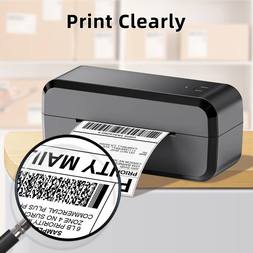 4x6 Inch Direct Thermal Label 100/200/300 Sheets Adhesive Shipping Labels Paper for 9220/9210/246S DHL UPS Express Barcode