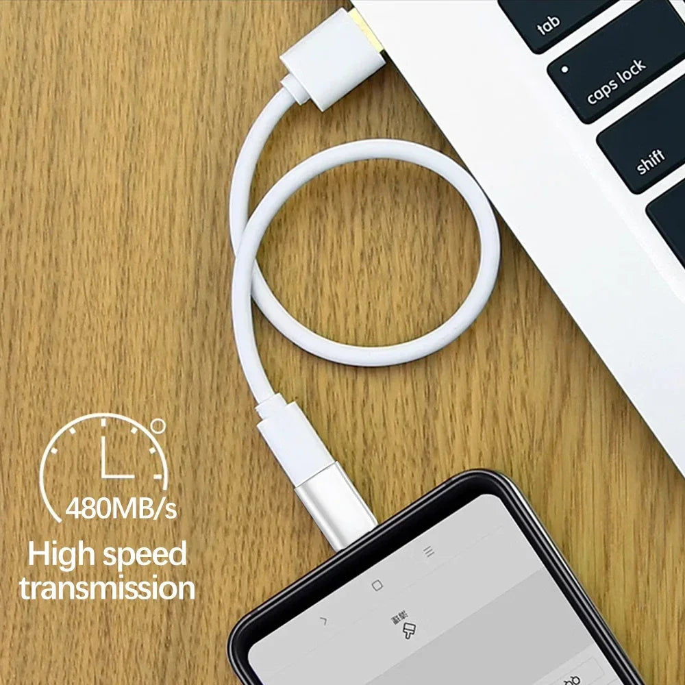 5-1Pcs Lightnning Female To Type C Male Adapter for iPhone 17 16 15 Samsung USB C Charging Converters IOS To Type C Converter