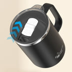 Double Wall Insulated 304 Stainless Steel Coffee Mug Leak Proof Travel Cup with Handle for Adults and Students