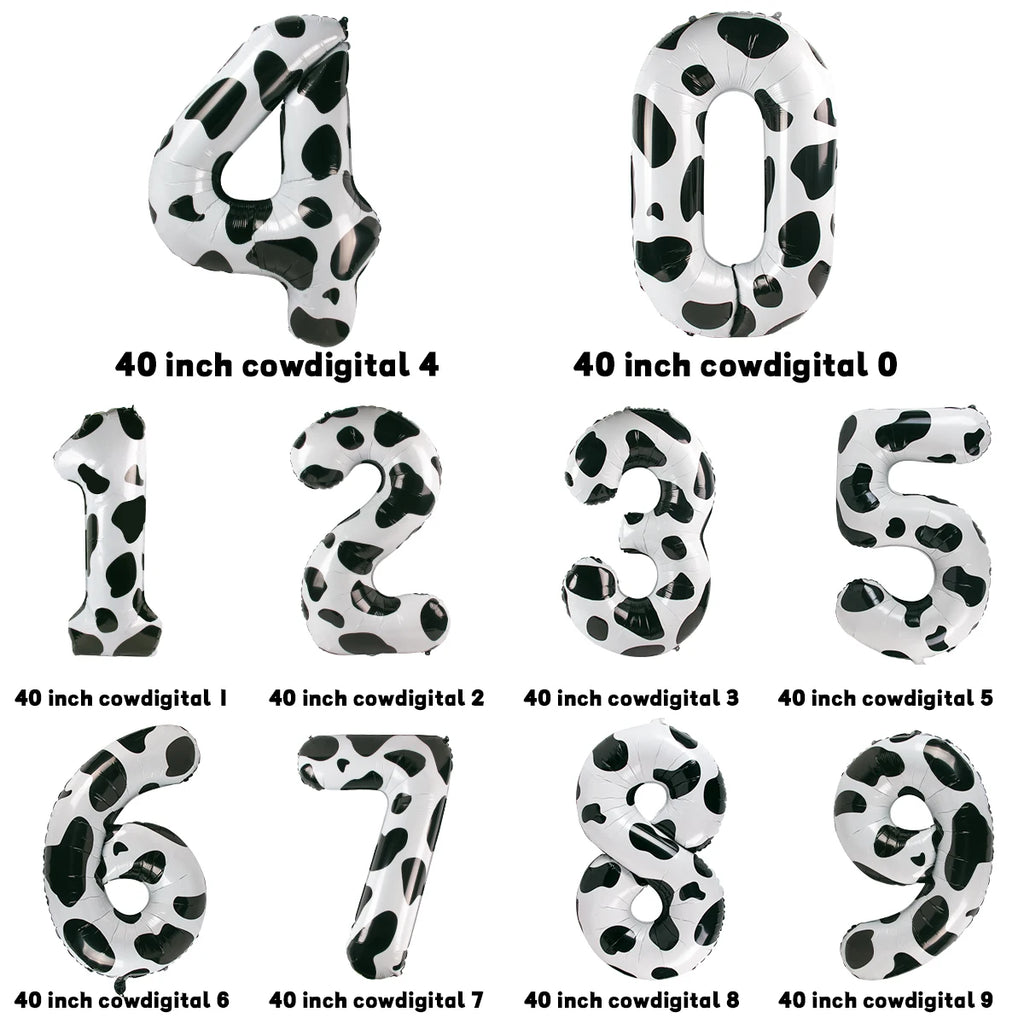 Cow Party Themed Disposable Tableware Set Paper Plates and Cow Napkins for Kids Cow Themed Birthday Party Decorations