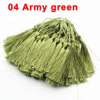 100pcs/lot 13cm Tassel Silk Fringe Silky Floss Bookmark Tassels Mini Tassels For DIY Craft Jewelry Making Souvenir Bookmarks
