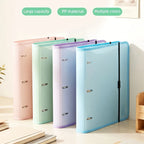1pc Multi-Function 3 Hole Loose Leaf Folder, Binder Design Storage Book, Large Capacity Document Booklet