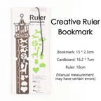 Hollow Bookmark Ruler Creative Beautiful Resistant Painting Drawing Ruler for Students to Learn School Campus Office Stationery