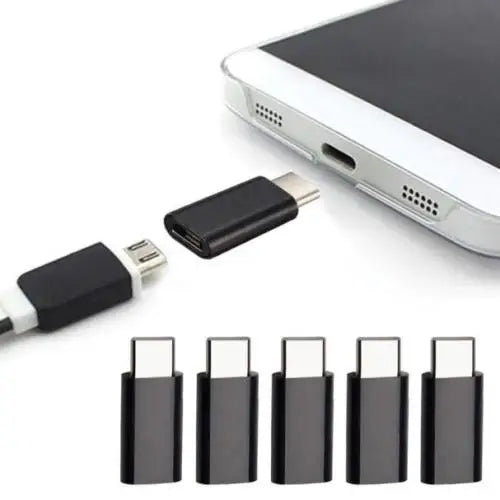 1/3Pcs Micro USB Female To Type C Male Adapter OTG Converter Micro-B To USB-C Connector Charging Cable Adapter Phone Accessories