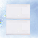2Pcs Sturdy Plastic Accordion Folder for Paper Organization Portable Lightweight Dust Resistant File Folder for Office Student