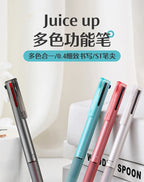 Japan Pilot Modular Pen Juice Up 3/4 Color 0.4mm Ultra-fine Gel Pens, Water-base Smooth Writing Versatile Stationery Aacsesories
