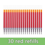 Press Gel Pen Signature pens Blue Black Red Refill Pen Bullet tip Gel Pen School office supplies art stationery