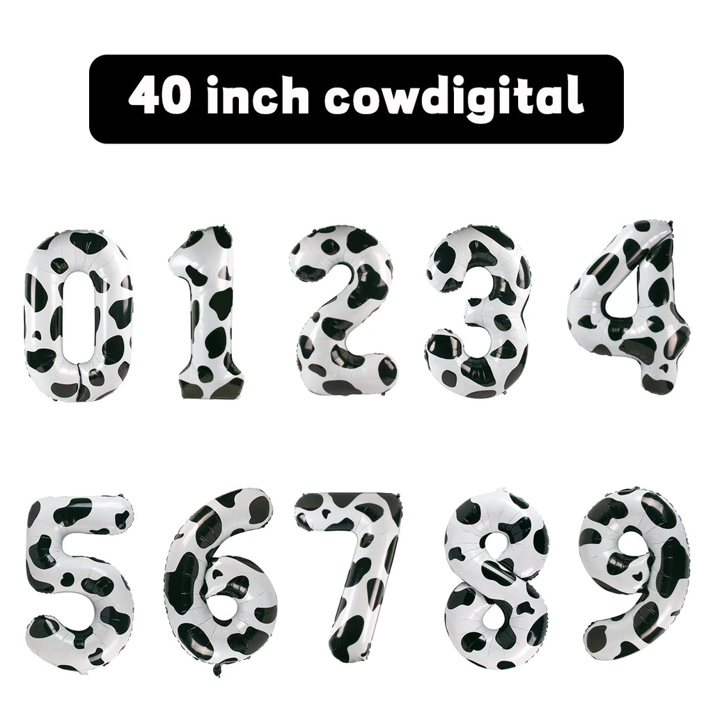 Cow Party Themed Disposable Tableware Set Paper Plates and Cow Napkins for Kids Cow Themed Birthday Party Decorations