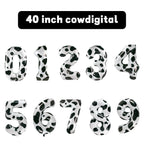 Cow Party Themed Disposable Tableware Set Paper Plates and Cow Napkins for Kids Cow Themed Birthday Party Decorations