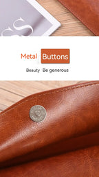 A6 A5 A4 Leather File Folder Data Package Document Bag Fashion Briefcase Data Contract Bill File Bag School Office Supplies