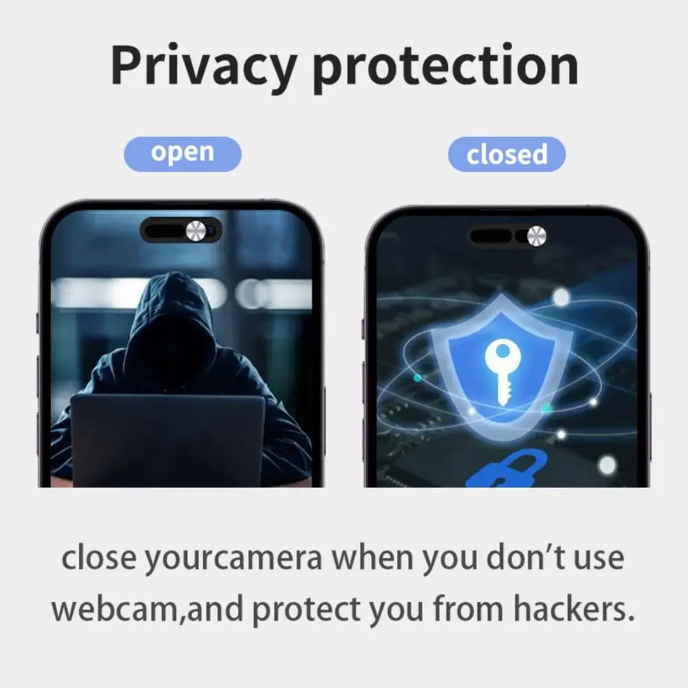 3Pcs Metal Webcam Cover for iPhone 14 14 Plus Privacy Slider Front Camera Len Cap for iPhone 14 Pro 14 Pro Max Phone Len Sticker