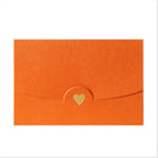 20Pcs small greeting card envelope made of Western colored pearl paper material with exquisite hot stamping and embossed design