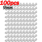 20/100pcs Cable Organizer Clips Cord Holder Transparent Management Wire Manager Home Office USB Data Line Winder Hooks Protector