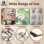 Marie's 3 Pack Detail Watercolor Paint Brush Set,Fine Line Brush for Calligraphy,Chinese Painting