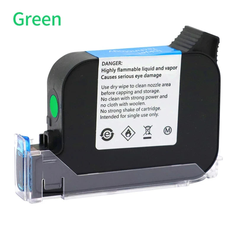 2588 2588+ 2588M 42ML Quick Dry Ink Cartridge 12.7mm Print Height for Handheld Inkjet Printer Compatible Replacement