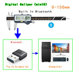 Built-in Bluetooth Digital Caliper for Wireless Transmission Electronic Caliper for Measuring Outer Diameter Inner Diameter 150m
