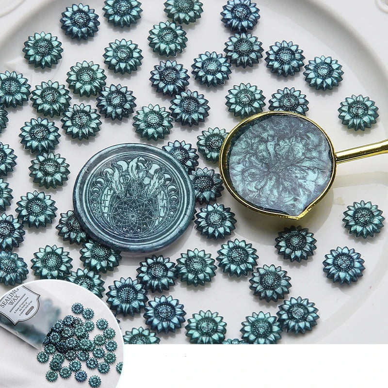 100Pc Glitter Sealing Wax Seal Stamp Wax Beads Scrapbook Material Wedding Birthday Party Invitation Stamp DIY Stamp Decoration