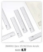 JIANWU Black Metal Compass Geometry Set Zinc Alloy Multifunction-clip Pen Compass Writing Drawing Tools School Office Stationery