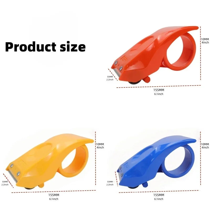 Heavy Duty Shipping Tape Dispenser Eco-Friendly Reusable Replaceable Master Piece for Pros with Patented 10° Sloped Design