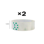 1-3Roll Transparent Tape Width 8/12/18mm Packing Tape Traceless Students Adhesive Tape Packaging Tool Stationery Office Supplies